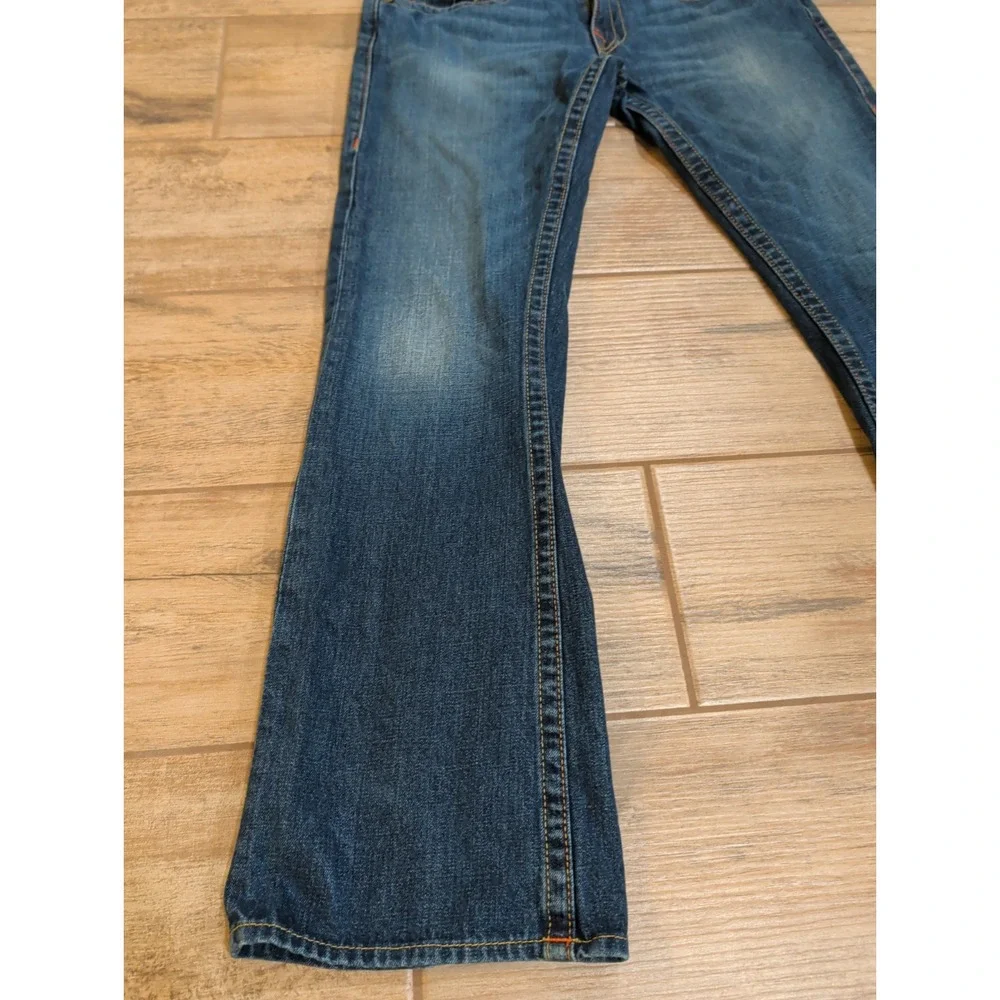 Vtg Y2K True Religion Billy Jeans Mens 33 Made in USA Straight Flap Pocket Denim